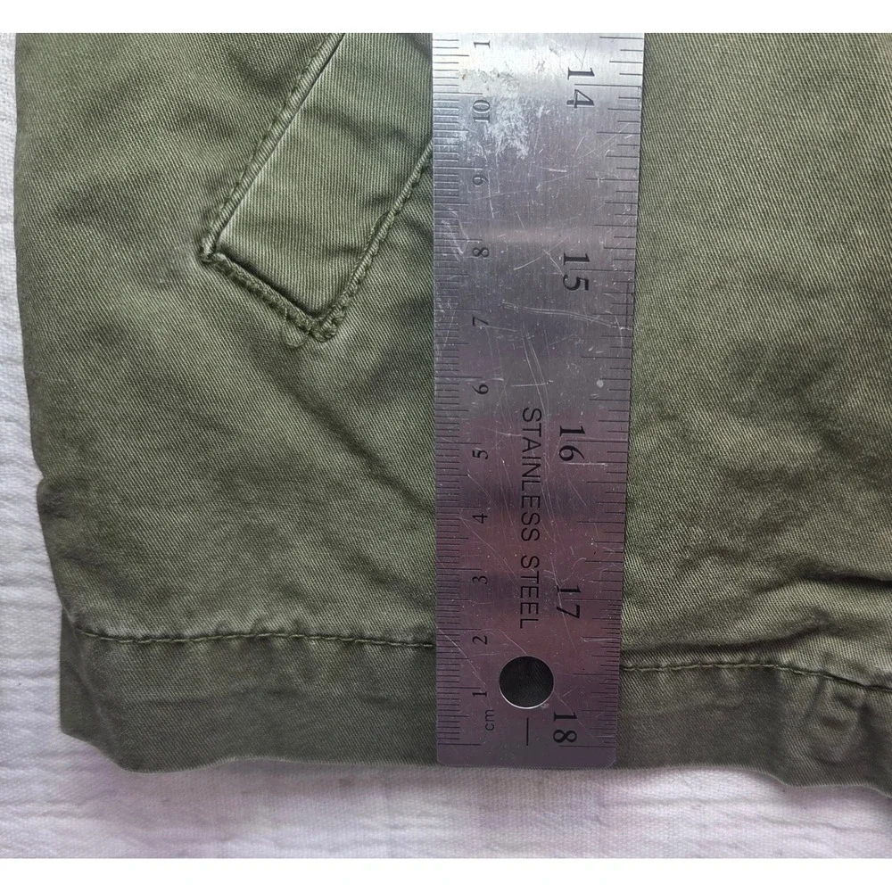 OshKosh Bgosh Boys Olive Green Field Jacket Military Utility Zip Up Size 6